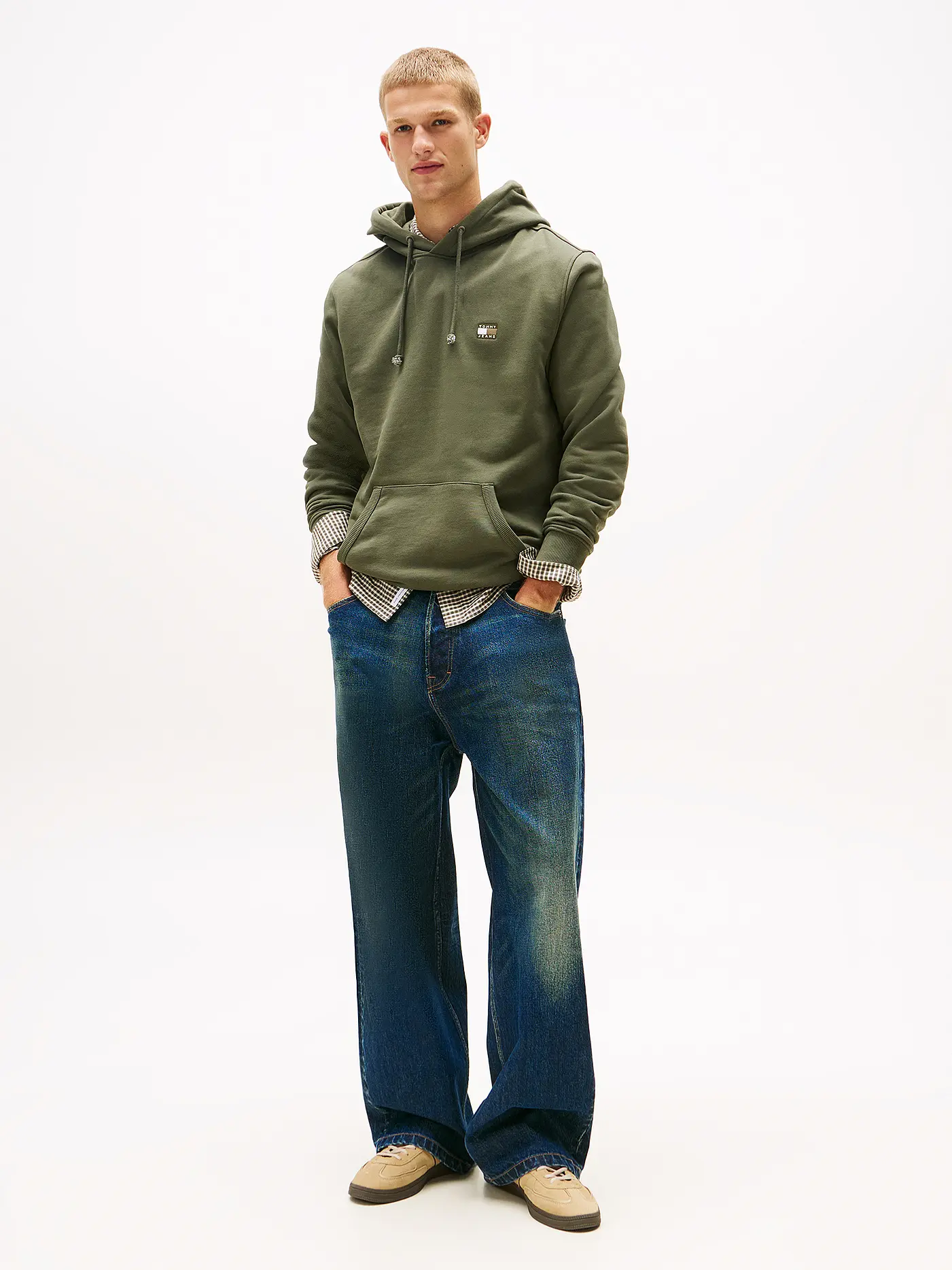 TOMMY JEANS | Kapuzensweater - Hoodie | dunkelgrün